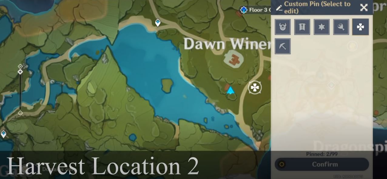 genshin impact radish location dawn winery 3