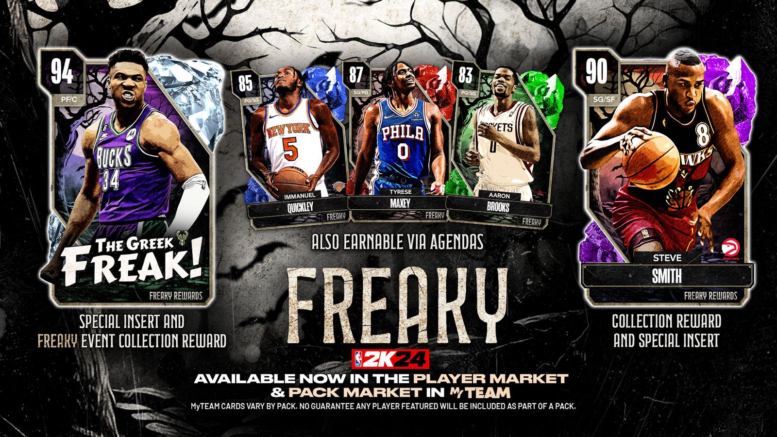 NBA 2K24 Freaky collection Amethyst Steve Smith