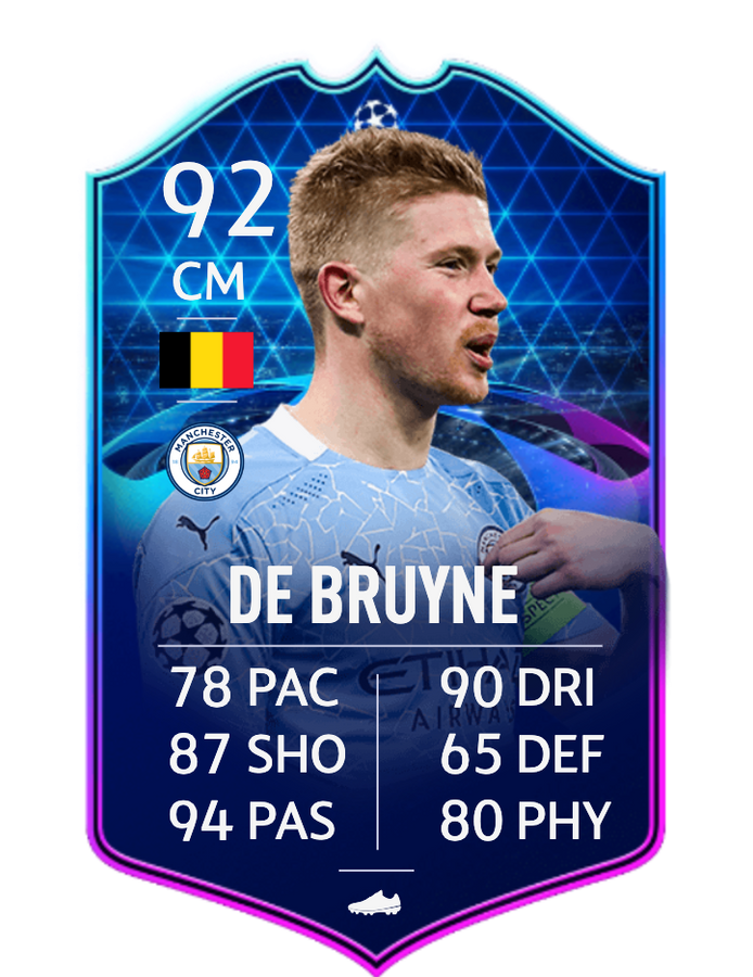 fifa 21 kevin de bruyne team of the tournament ultimate team