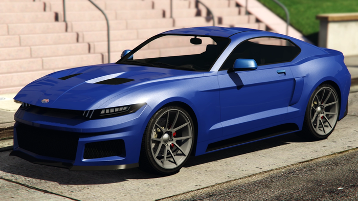 GTA Online Weekly Update Blue Car