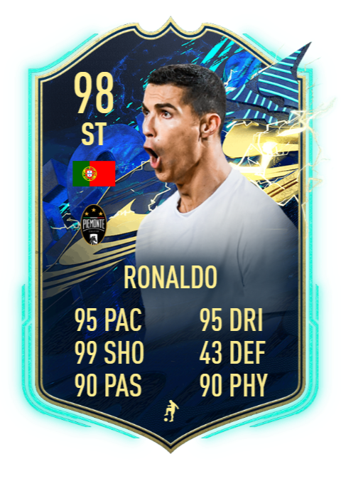 NEVER IN DOUBT - With 29 goals in Serie A last season, CR7 was always going to claim another TOTS item
