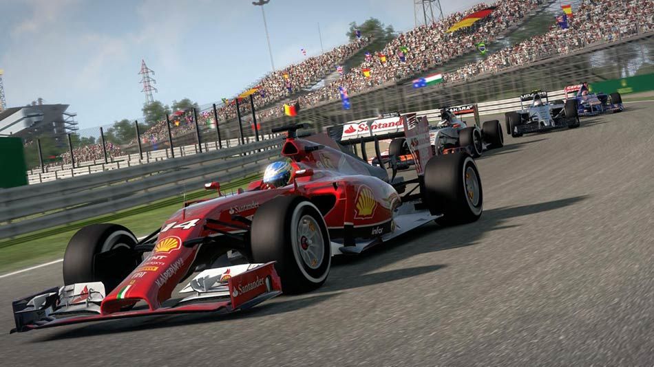 F1 2014 gameplay Alonso ferrari