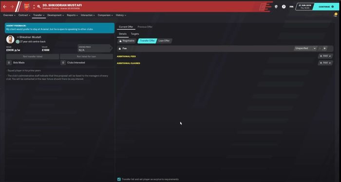 offer to clubs fm20