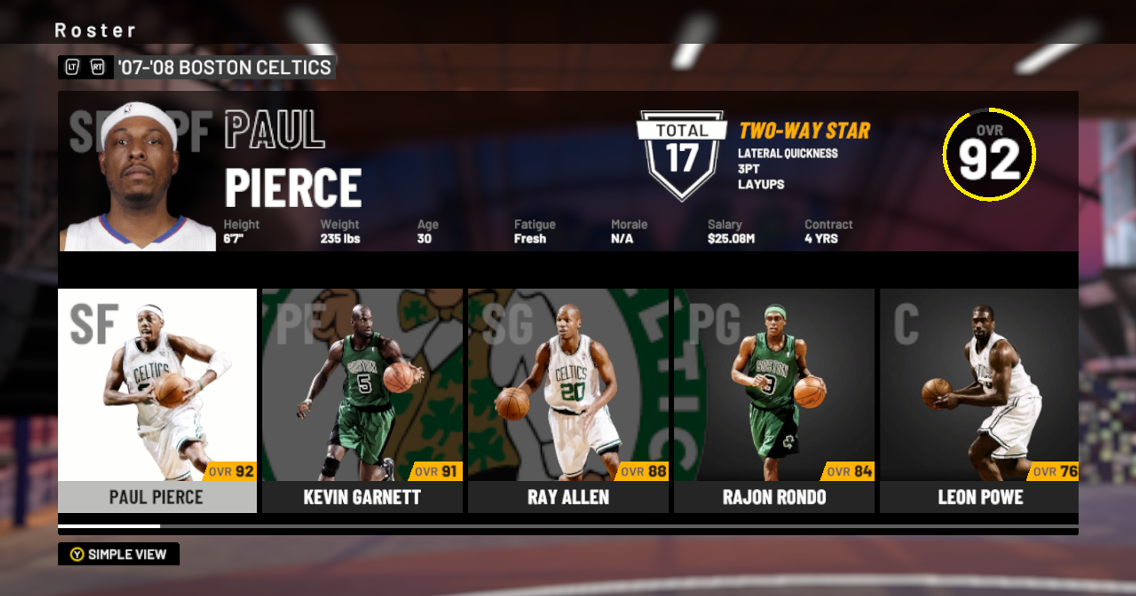 Boston Celtics NBA 2K19 Ratings Predictions