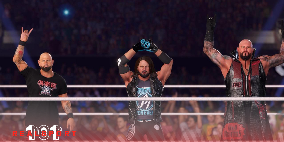 WWE 2K23 Gallows and Anderson and AJ Styles