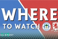 Wigan and Middlesbrough badges with Where to Watch text