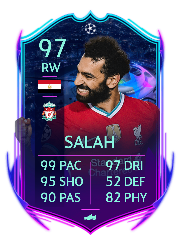 fifa 21 Mohamed salah road to the final champions league ultimate team