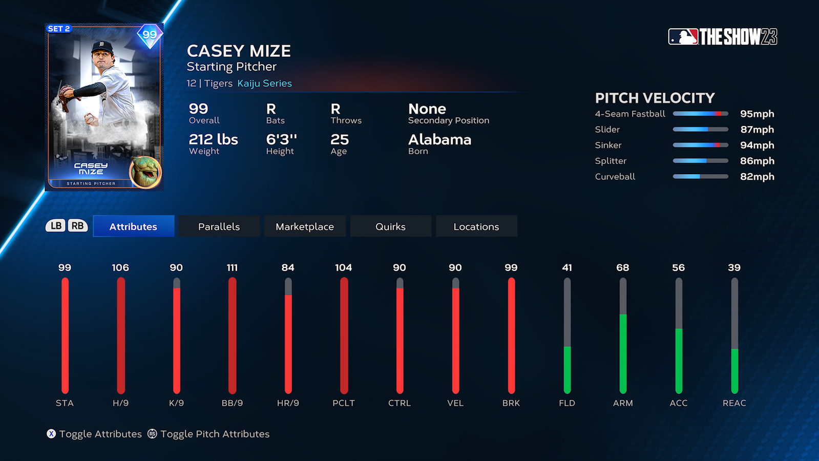 MLB The Show 23 Casey Miza 