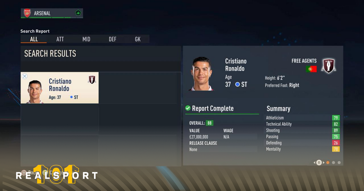 FIFA 23 Career Mode free agents