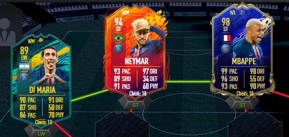 Fut Sheriff on X: Like i said when Neymar was coming, there was another 3  Flashbacks from PSG! The names were: Herrera, Di Maria and Wijnaldum. EA  added 4 potential PSG Flashback