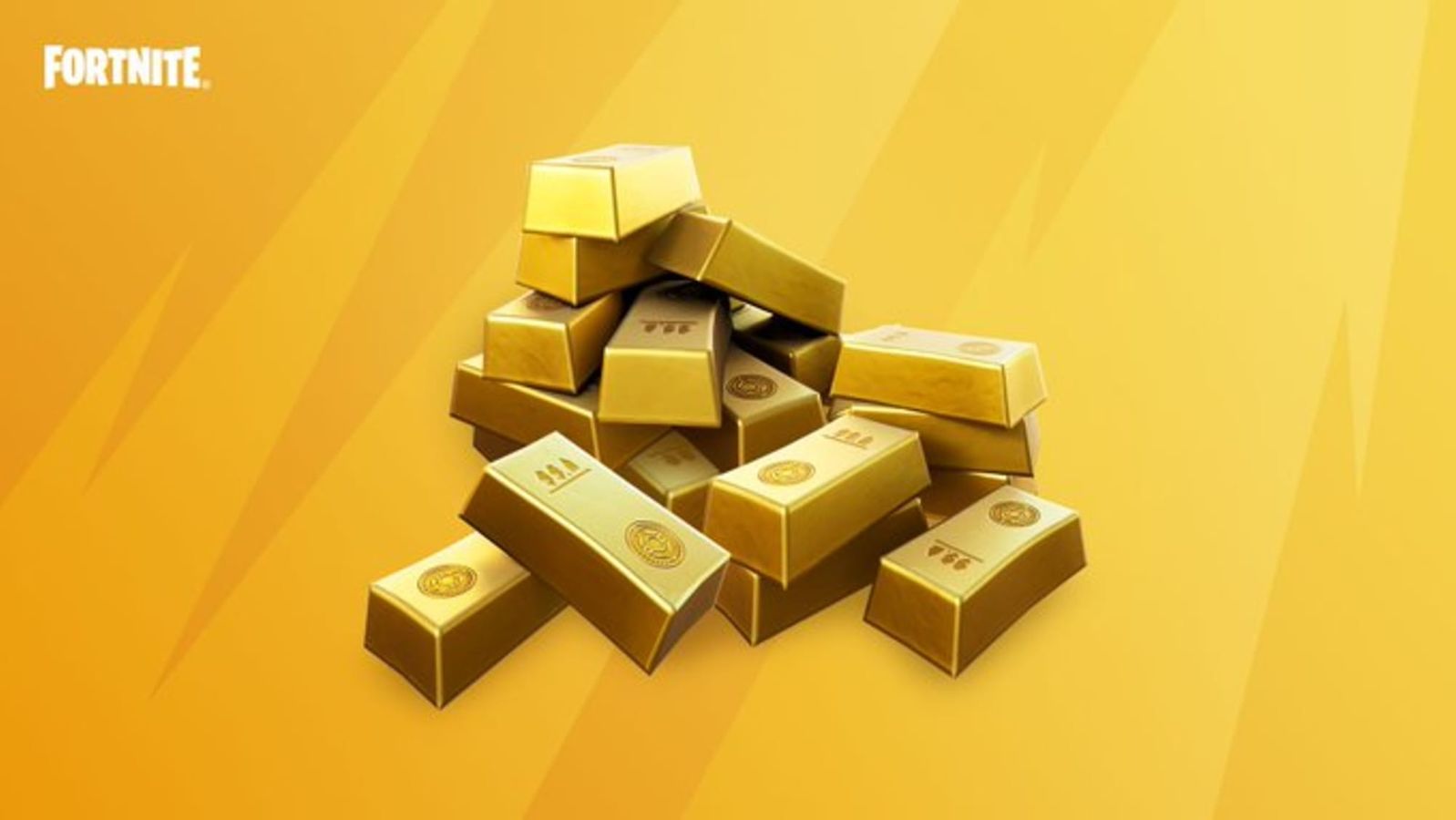 the official fortnite promo images showing gold bars