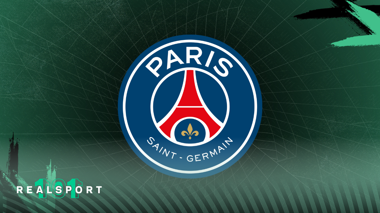 PSG badge with green background