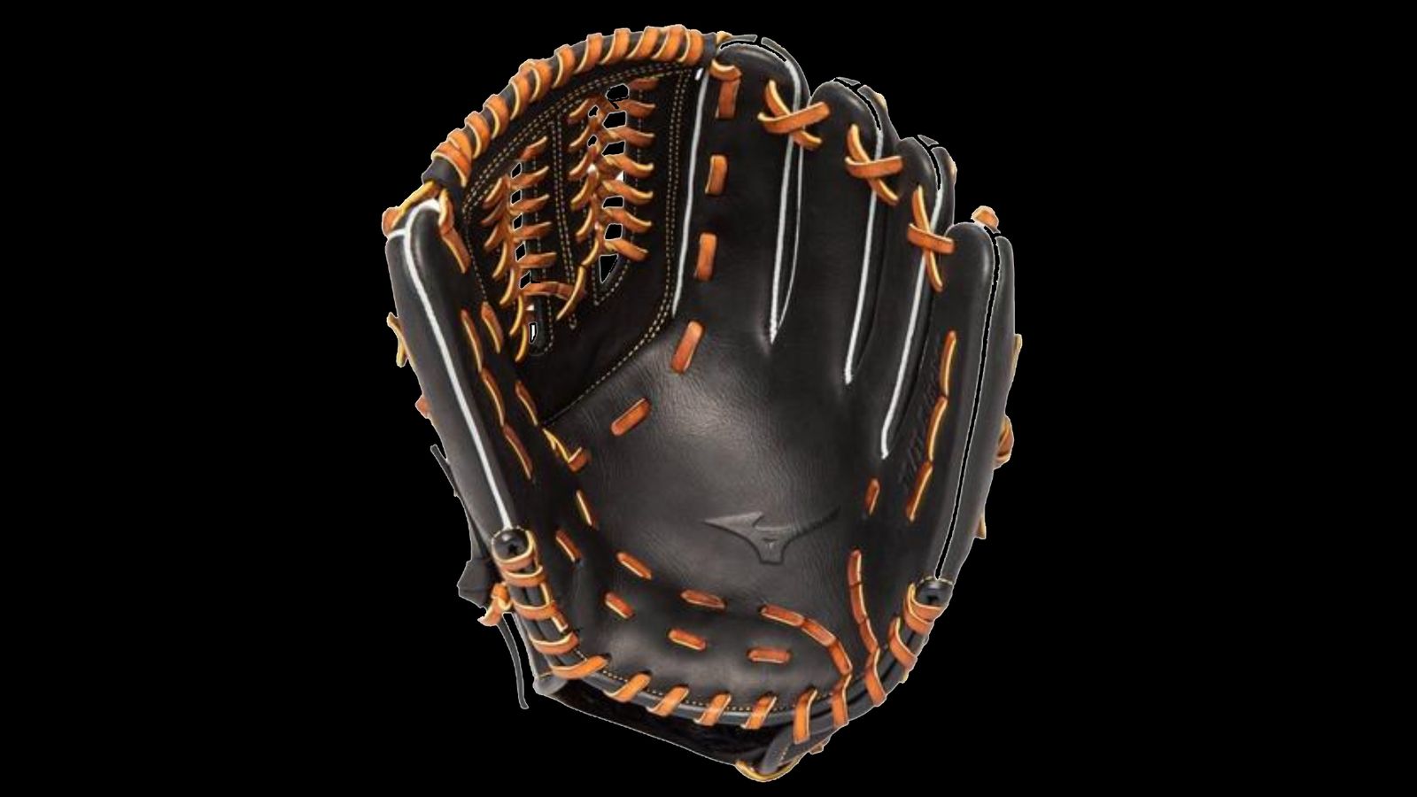 Mizuno Select 9 product image of a black and brown tartan glove.