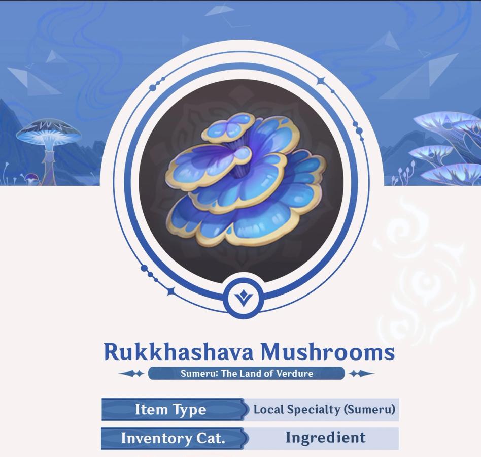 Rukkhashava Mushroom in Genshin Impact