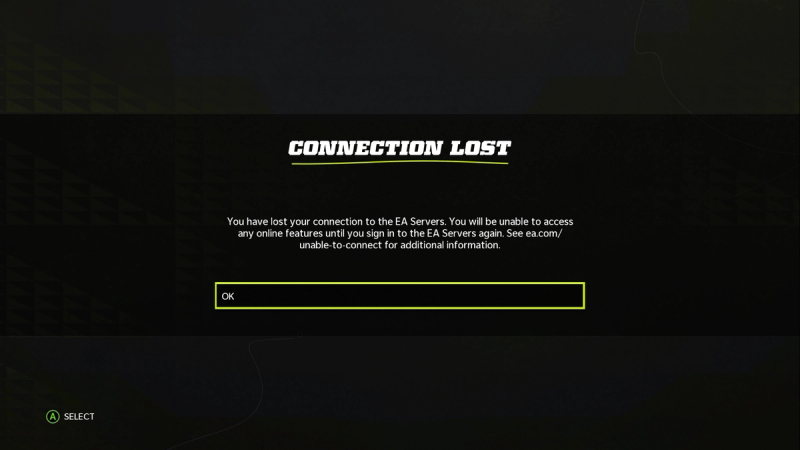 ea unable to connect madden 23