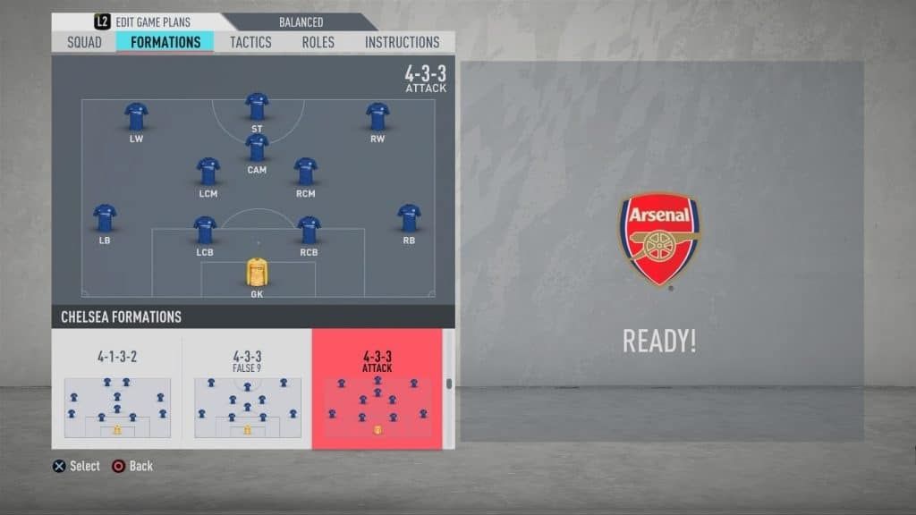 FIFA Formation - The 4-3-3 attack