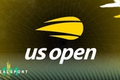 2022 US Open Grand Slam tennis logo with yellow background