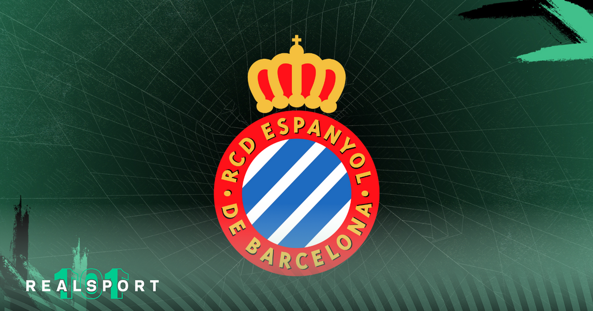 Espanyol badge with green background