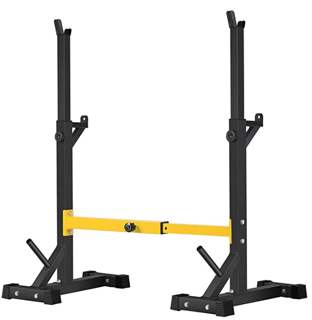 Best squat rack BangTong&Li product image of a yellow and black squat rack