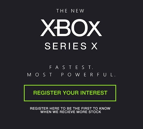 Xbox Series X Register Interest Box