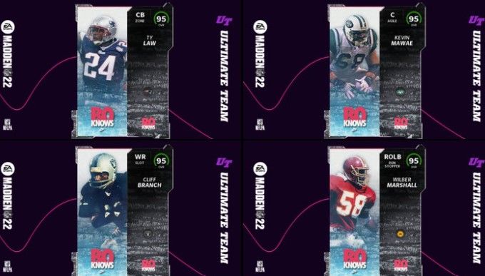 Madden 22 Ultimate Team Bo Knows Legends