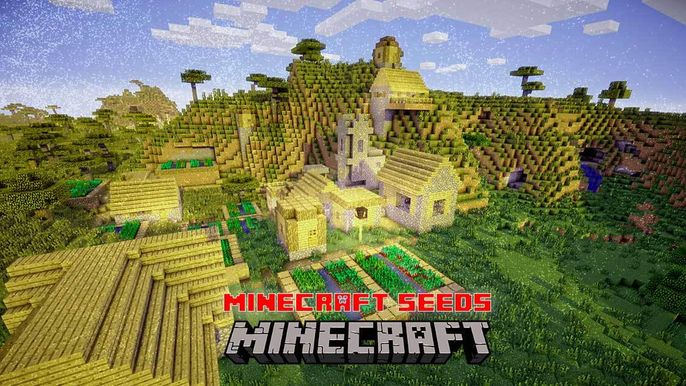 Minecraft Best Seeds Giant Pillager Tower Expansive Bamboo Forest Cliff Side Villages And More