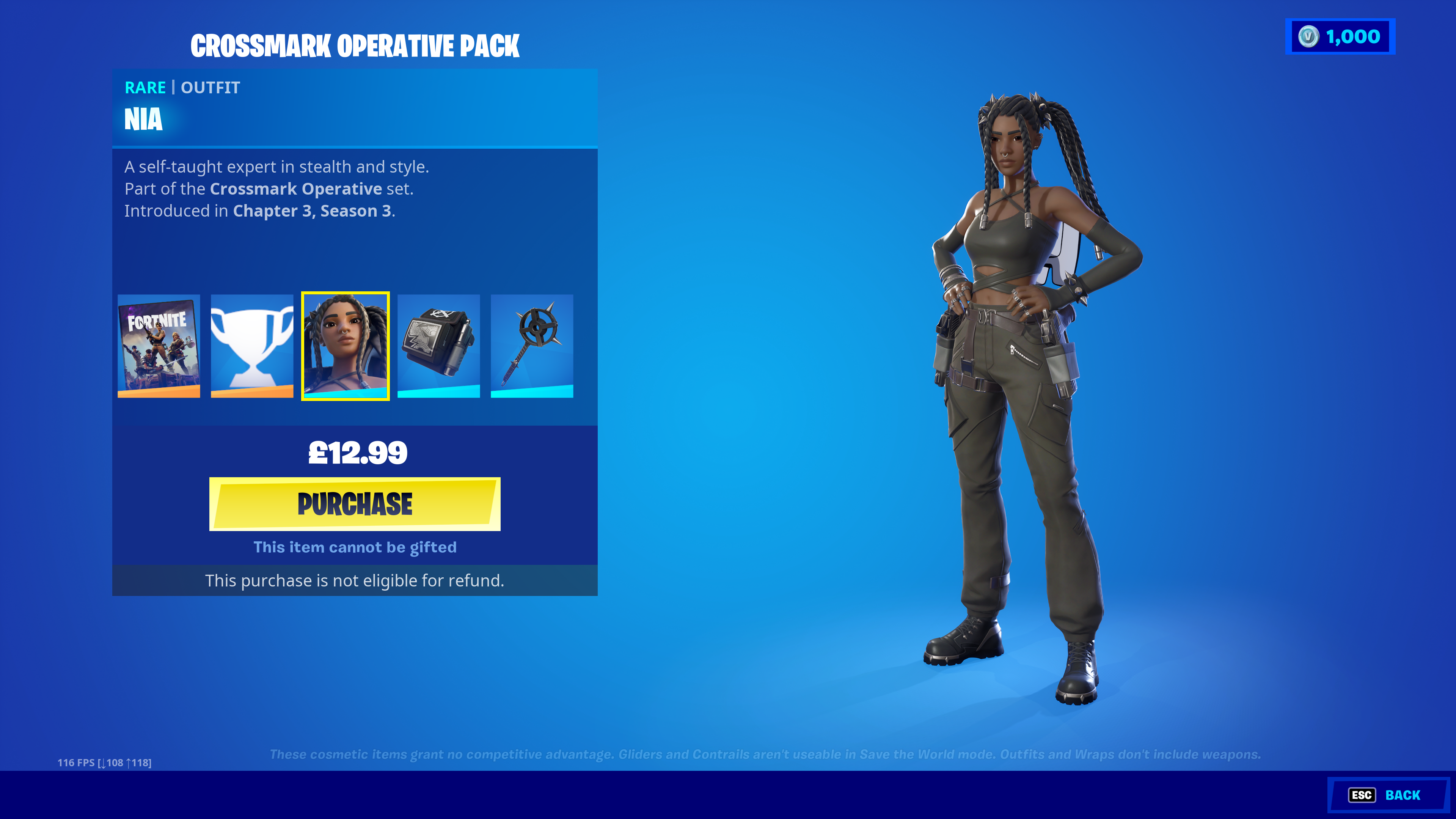 Fortnite Crossmark Operative Pack: Price, Items, Save The World & More