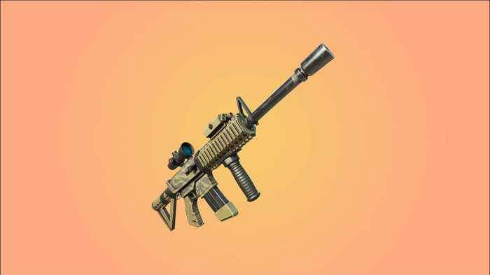 The Thermal Scoped Assault Rifle Fortnite weapon that vaulted in Season 3