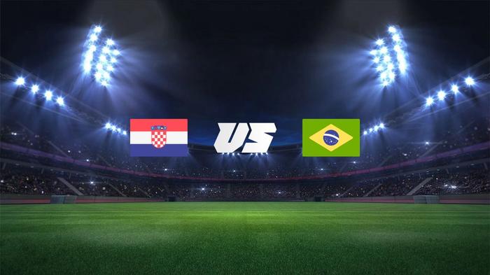 croatia vs brazil flags