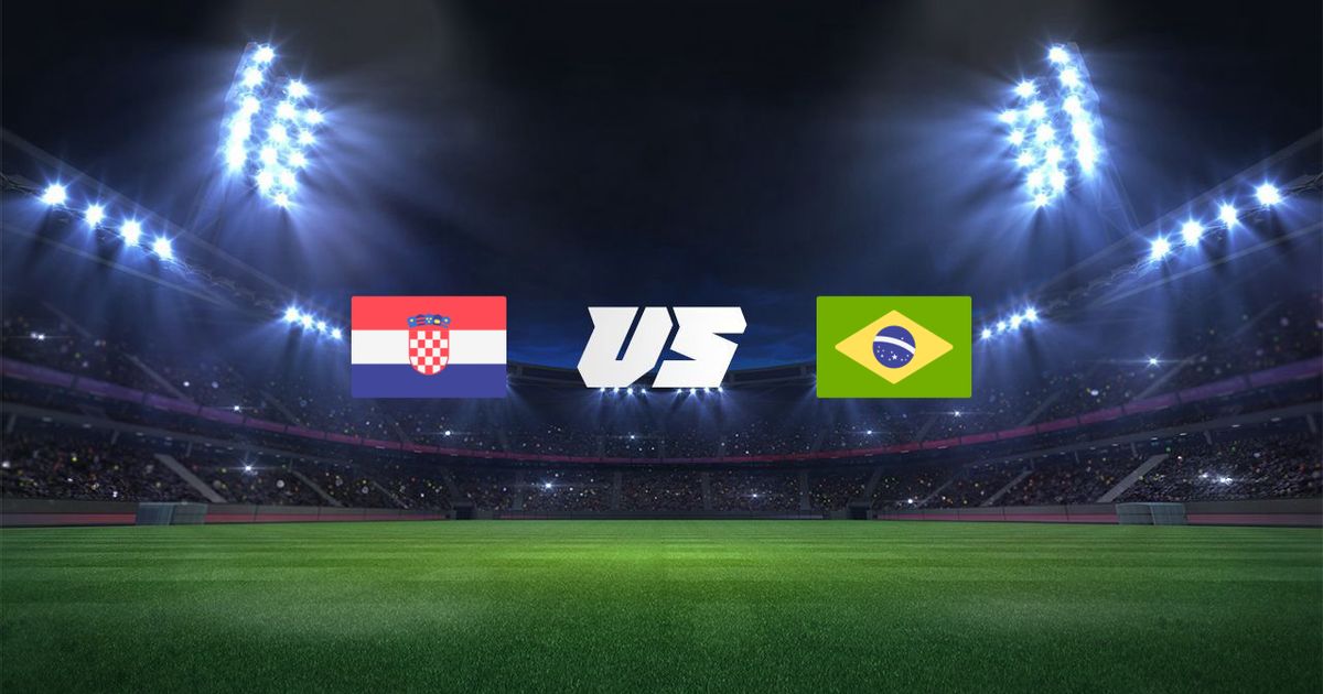 croatia vs brazil flags