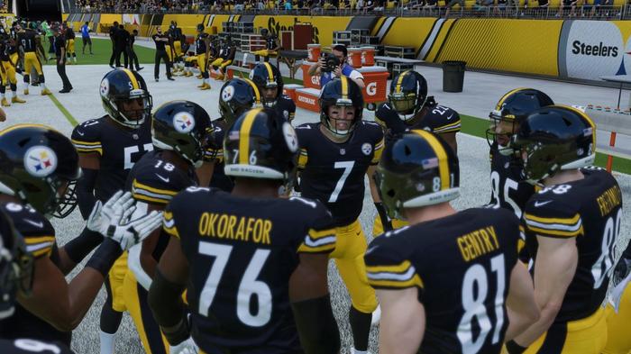 Steelers Theme Team in Madden 22 MUT 