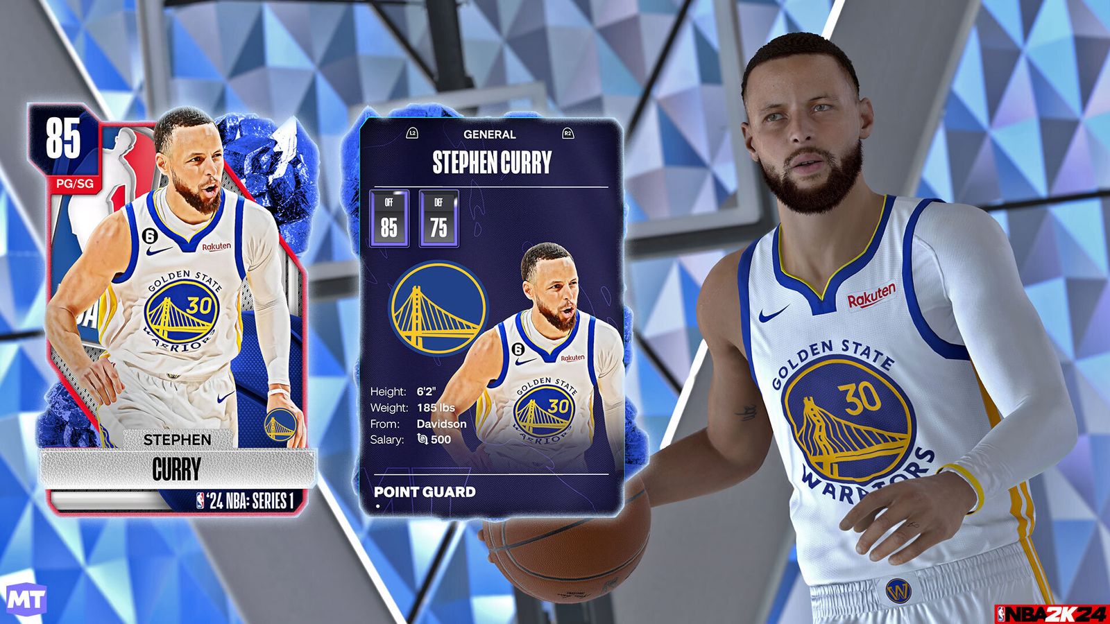 NBA 2K24 MyTEAM Stephen Curry Salary Cap mode