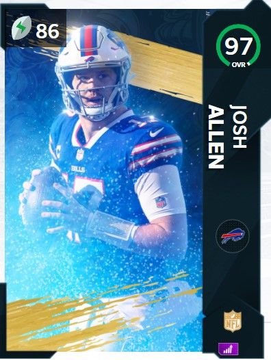 Josh Allen NFL Honors 97 OVR Fantasy player of the year Card