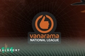 Vanarama National League logo with orange background