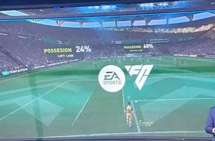 EA Sports FC leaked screenshot possession