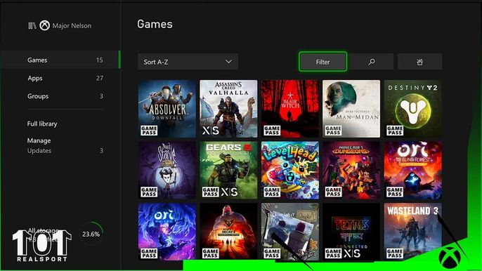 Xbox Series X Microsoft Reveals Much Needed Game Library Overhaul - neighborhood war roblox gamepasses