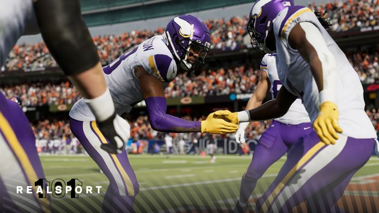 Vikings celebrate a touchdown in Madden 24