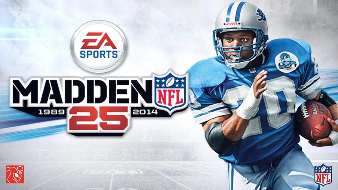 Barry Sanders Madden 14 Cover