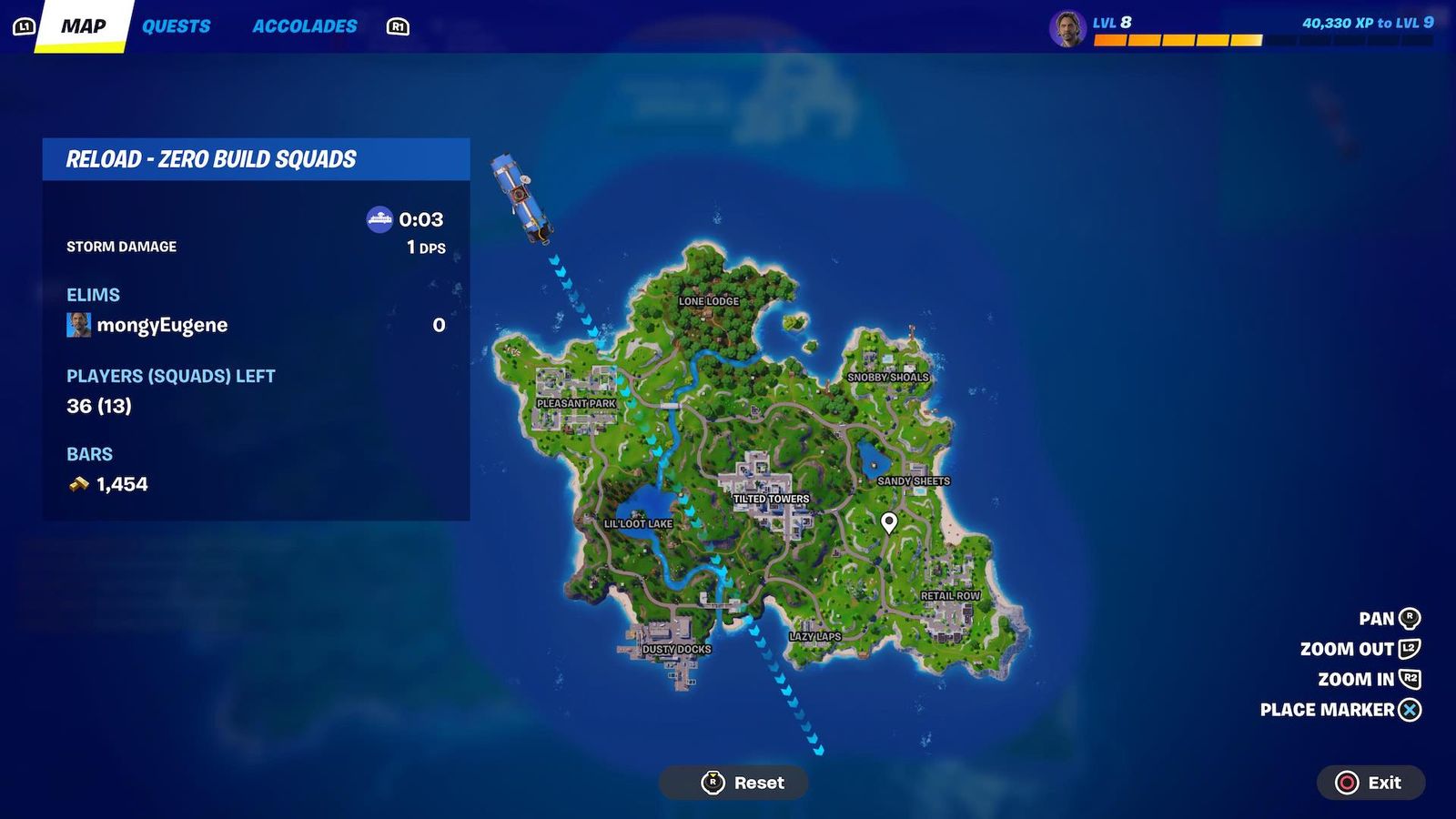 Fortnite reload map 