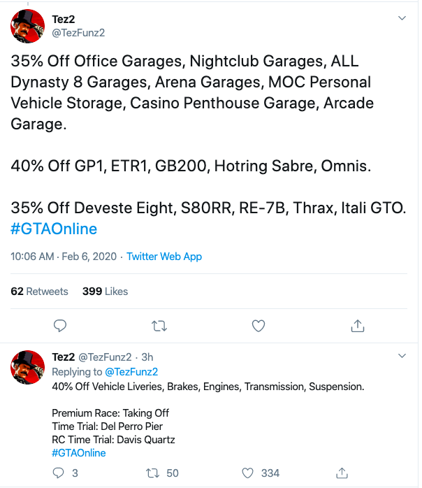 GTA online leaked discounts