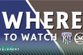 West Brom and Swansea City badges with Where to Watch text