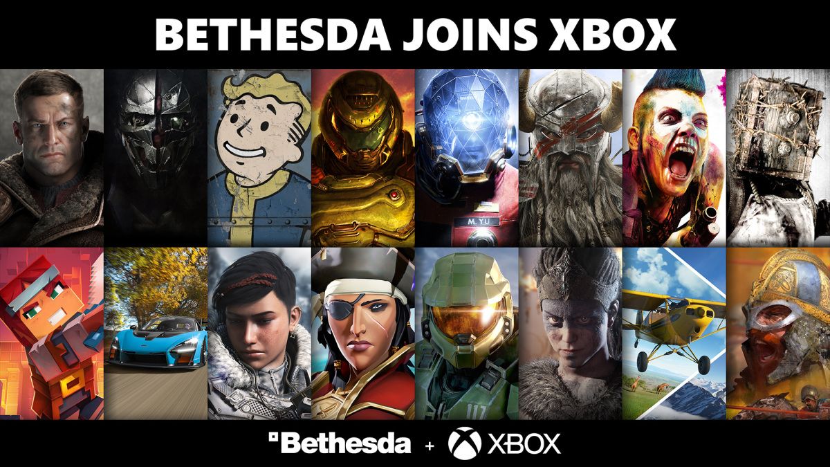 Bethesda Microsoft acquisition announcement image