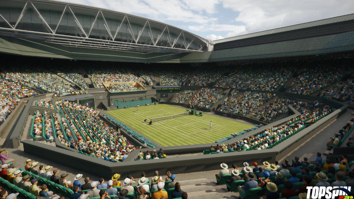 Wimbledon in TopSpin 2K25