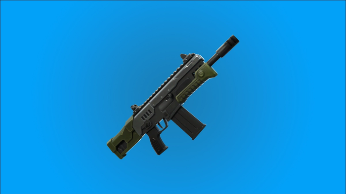The Hammer Assault Rifle weapon added in Fortnite Season 3 and has been buffed.