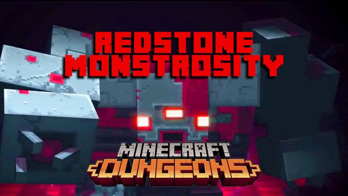 Minecraft Dungeons Redstone Monstrosity Boss How To Beat It Fiery Forge Tactics Arena Battle Artifacts Weapons More