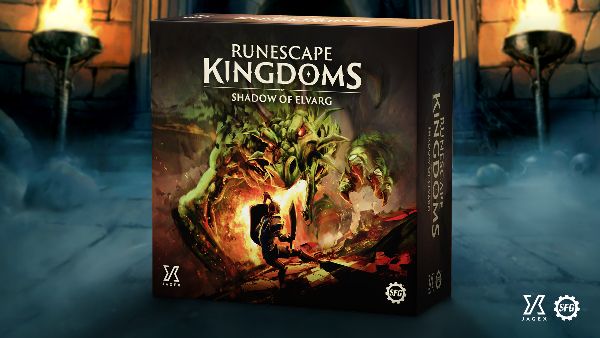 RuneScape kingdoms shadow of elvarg board game box art