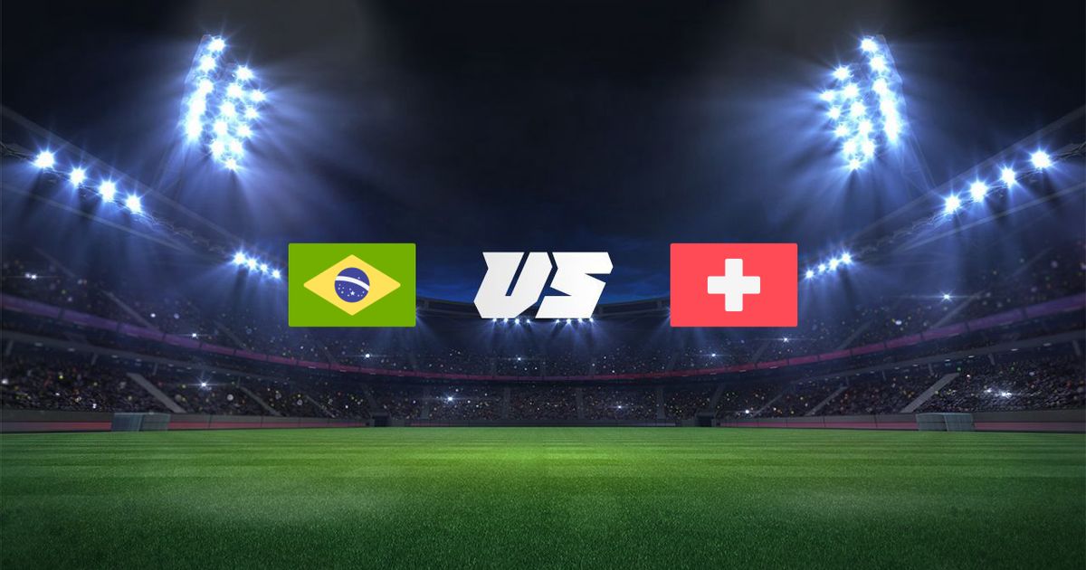 brazil vs switzerland flags