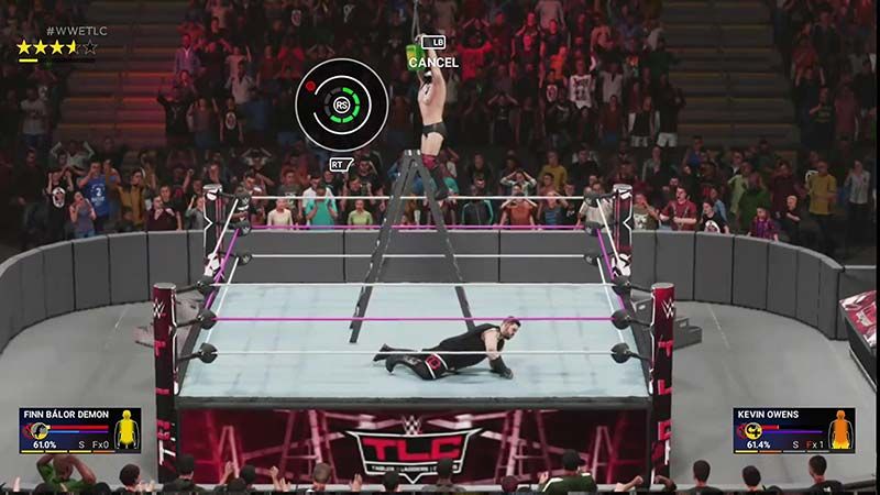 WWE 2K ladder match