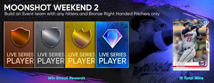MLB The Show 22 Moonshot Weekend 2 Event