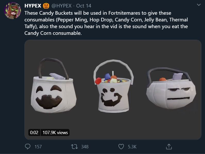 fortnite candy buckets